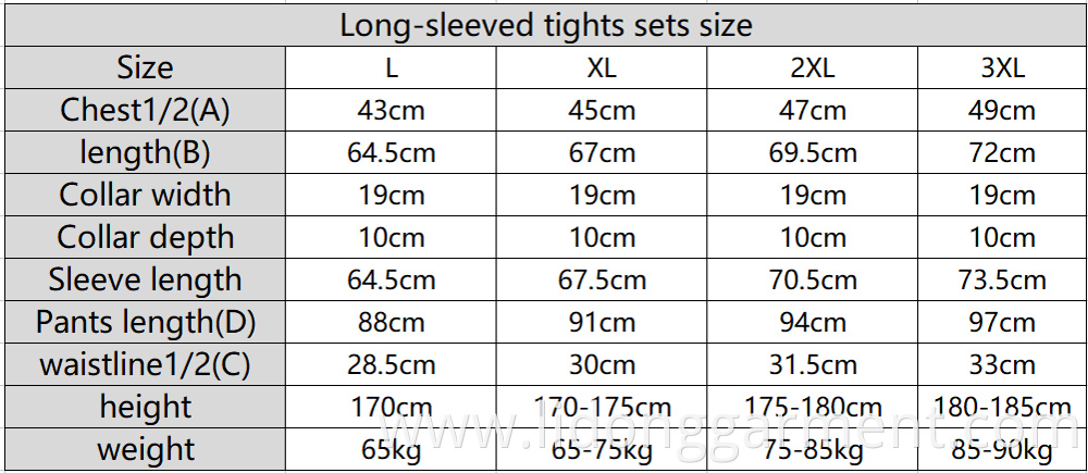 LiDong Custom Men's Compression Quick Dry Long Sleeves Clothing Fitness Apparel Tights Gym Wear